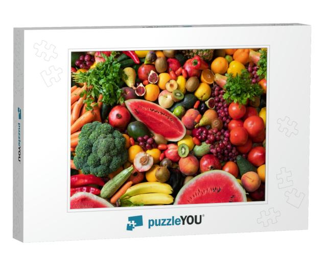 Variety of Fruits & Vegetables... Jigsaw Puzzle