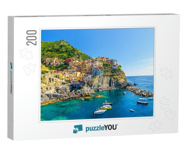 Manarola Traditional Typical Italian Village in National... Jigsaw Puzzle with 200 pieces