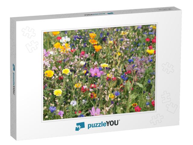 Beautiful Colorful Meadow of Wild Flowers... Jigsaw Puzzle