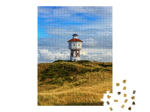 A Lighthouse At the Island of Langeoog, Lower Saxony, Ger... Jigsaw Puzzle with 1000 pieces