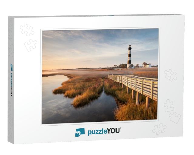 North Carolina Outer Banks Bodie Island Lighthouse Autumn... Jigsaw Puzzle