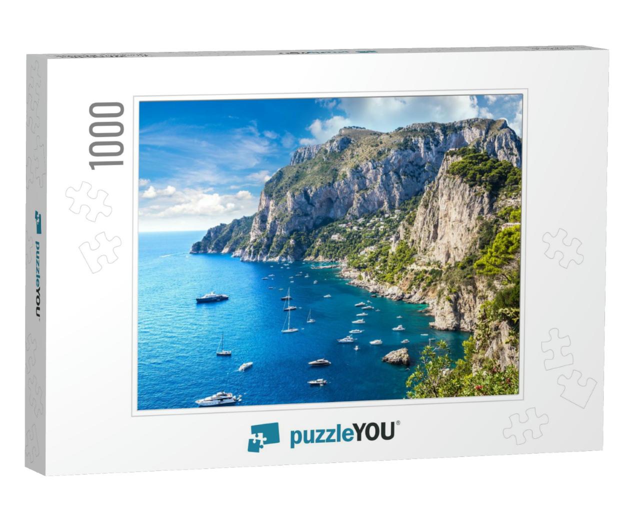 Capri Island in a Beautiful Summer Day in Italy... Jigsaw Puzzle with 1000 pieces