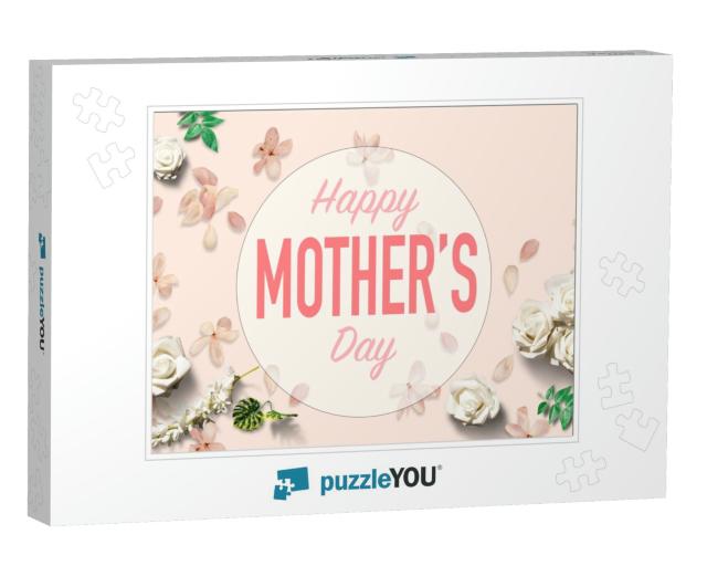 Concept Happy Mothers Day or International Day Of... Jigsaw Puzzle
