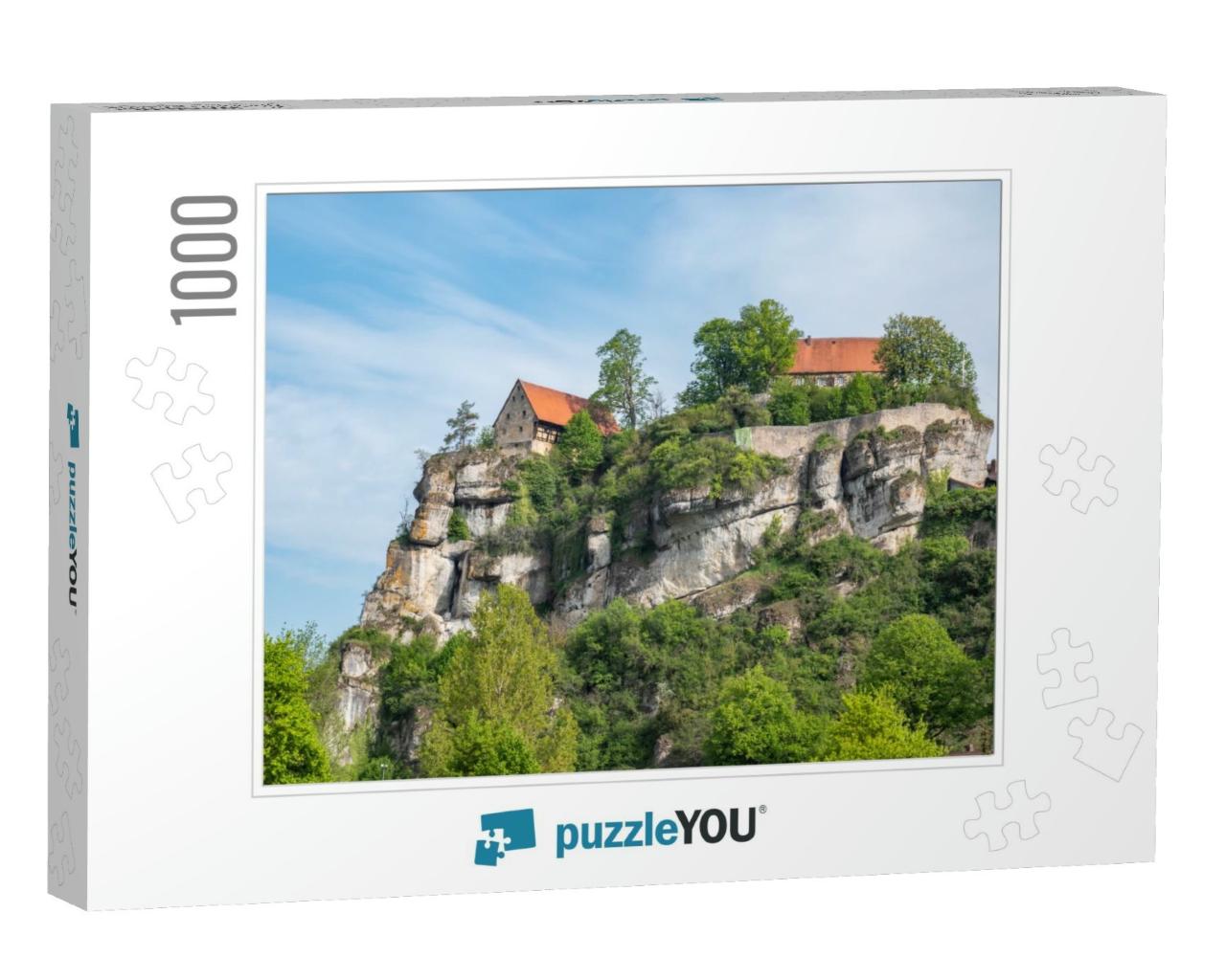 View of Pottenstein Castle in Franconian Switzerland... Jigsaw Puzzle with 1000 pieces