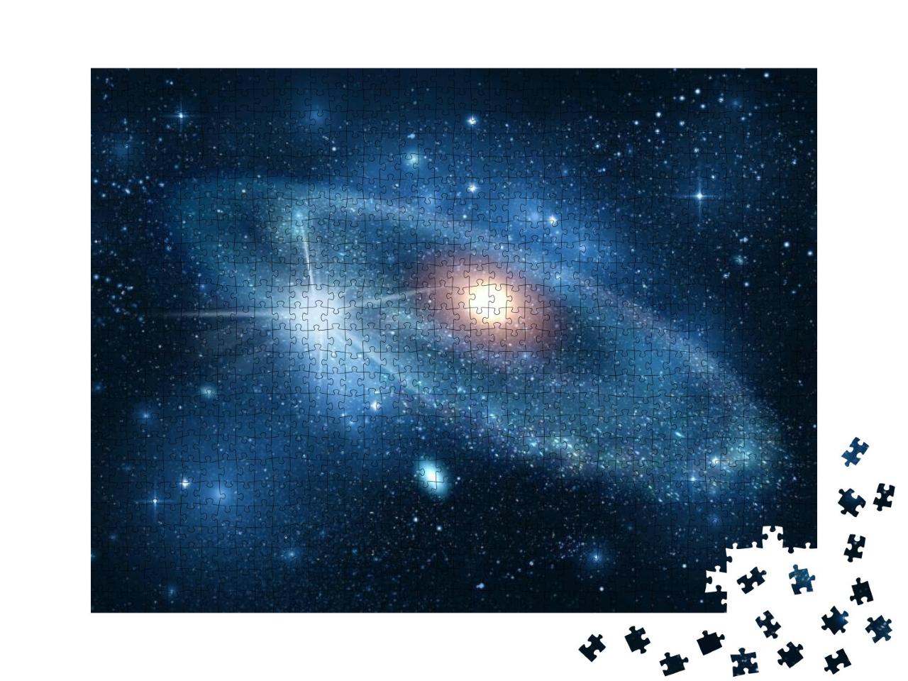 Sirius - Brightest Star Seen from the Earth, Photographed... Jigsaw Puzzle with 1000 pieces