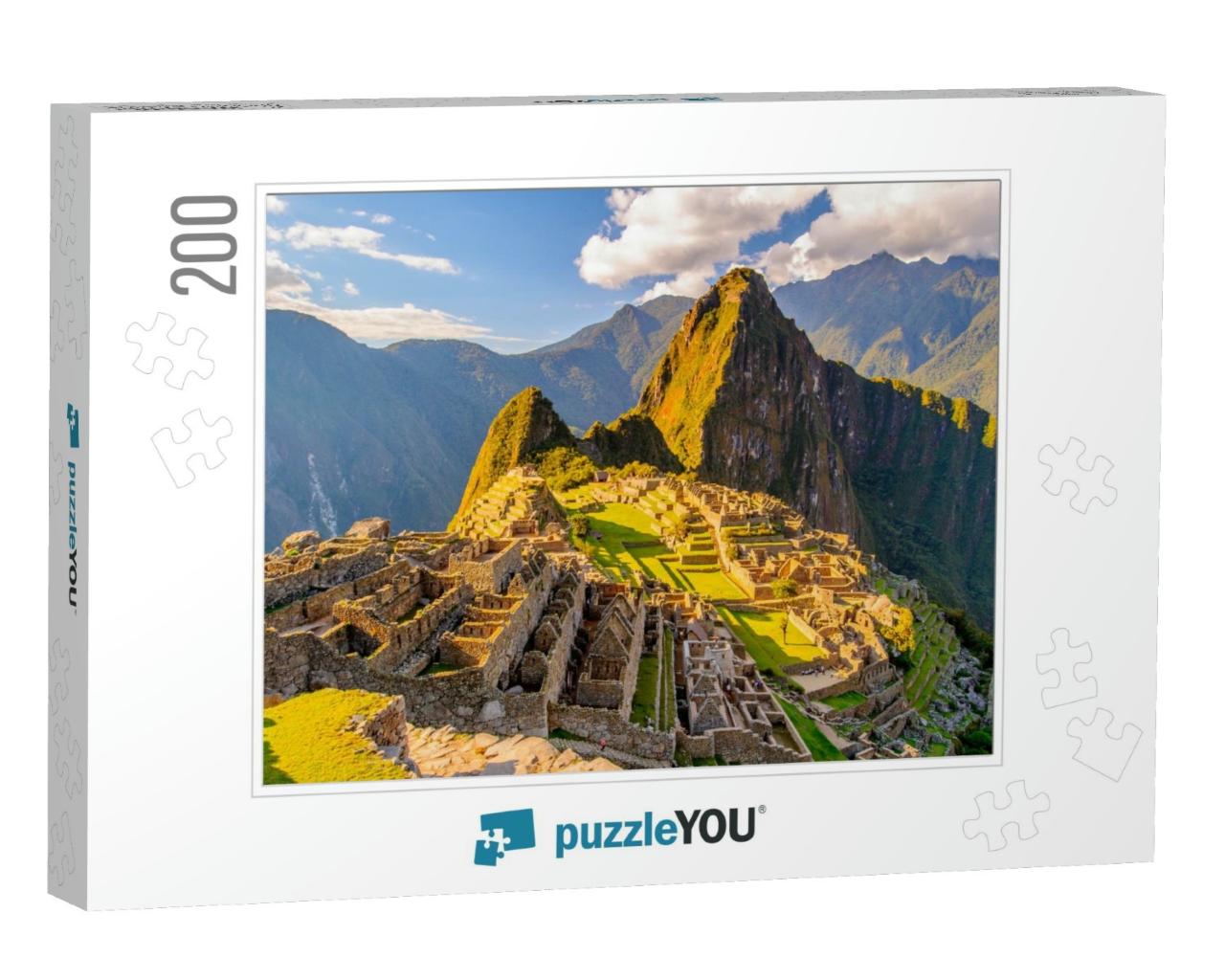 Machu Picchu Peru, Southa America, a UNESCO World Heritag... Jigsaw Puzzle with 200 pieces