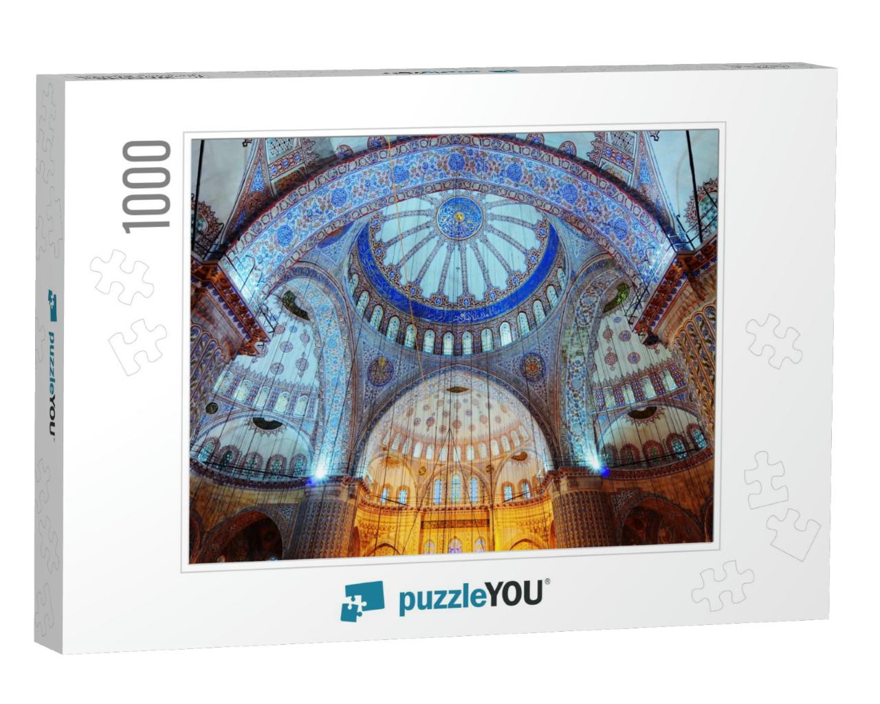 December 18, 2010 Istanbul. Blue Mosque Sultanahmet Camii... Jigsaw Puzzle with 1000 pieces