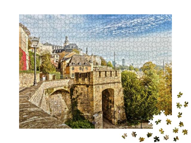 Balcony of Europe. Picturesque Cityscape of the Historic... Jigsaw Puzzle with 1000 pieces