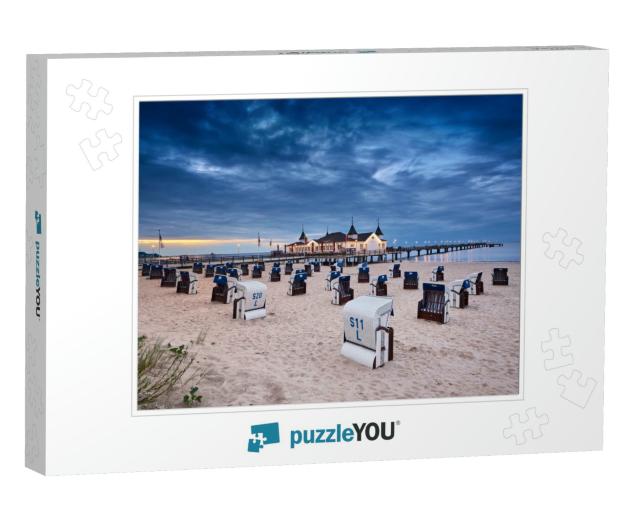 Pier Ahlbeck on Island of Usedom in Baltic Sea... Jigsaw Puzzle