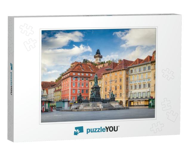 Classic View of the Historic City of Graz with Main Squar... Jigsaw Puzzle