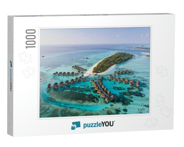 Amazing Bird Eyes View in Maldives... Jigsaw Puzzle with 1000 pieces