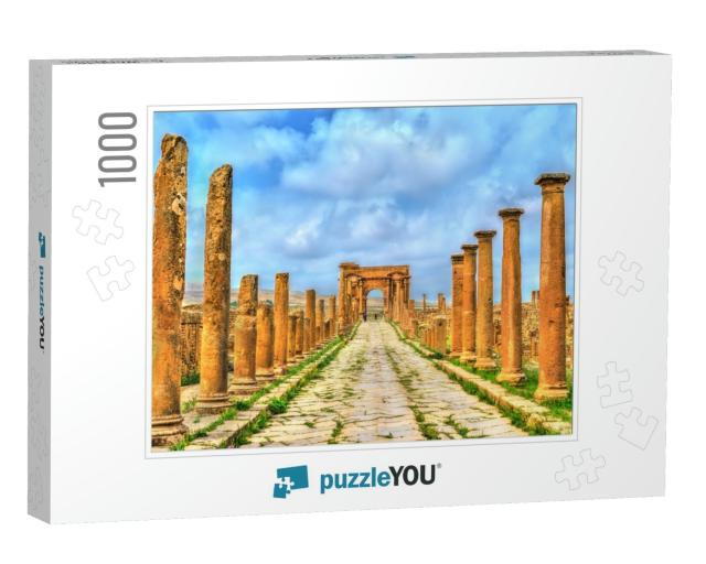 Timgad, Ruins of a Roman-Berber City, UNESCO Heritage in... Jigsaw Puzzle with 1000 pieces