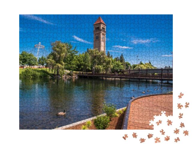 Riverfront Park in Spokane Washington... Jigsaw Puzzle with 1000 pieces