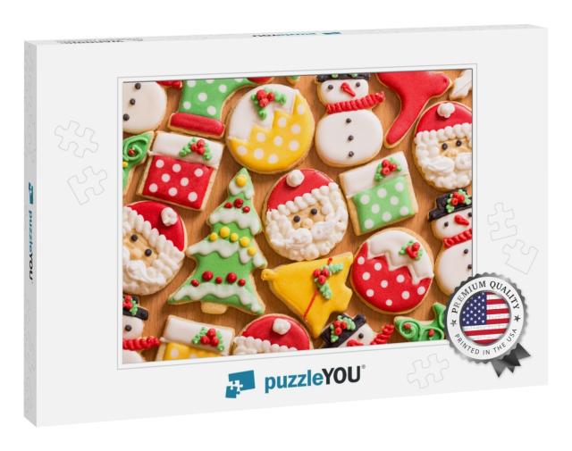 Gingerbread Cookies, Christmas Cookies, Homemade... Jigsaw Puzzle