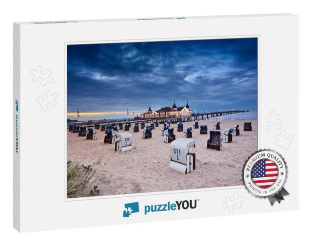 Pier Ahlbeck on Island of Usedom in Baltic Sea... Jigsaw Puzzle