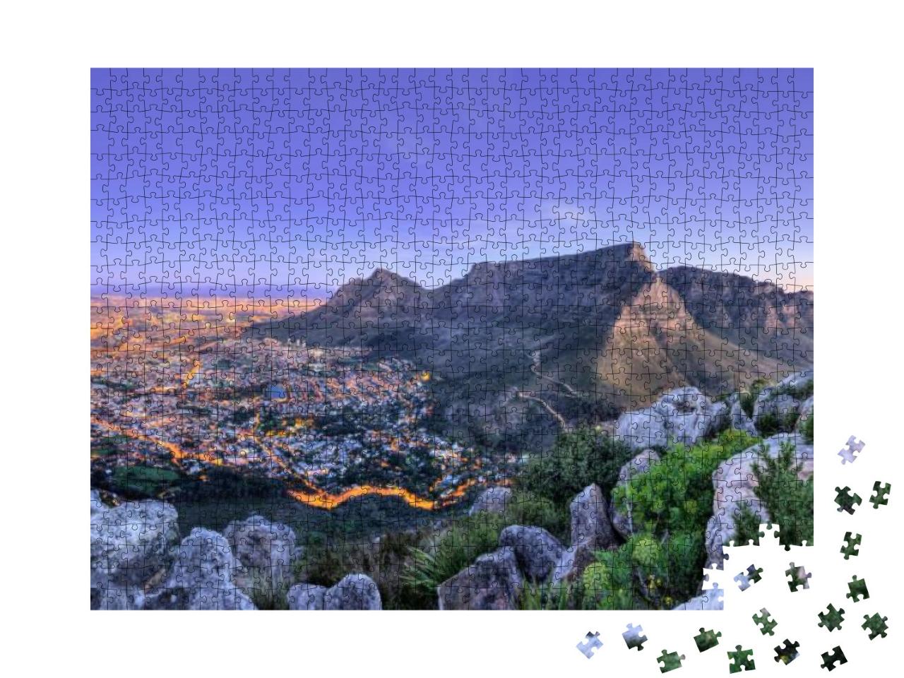 Beautiful South Africa's Cape Towns, Mountain & Sea Views... Jigsaw Puzzle with 1000 pieces