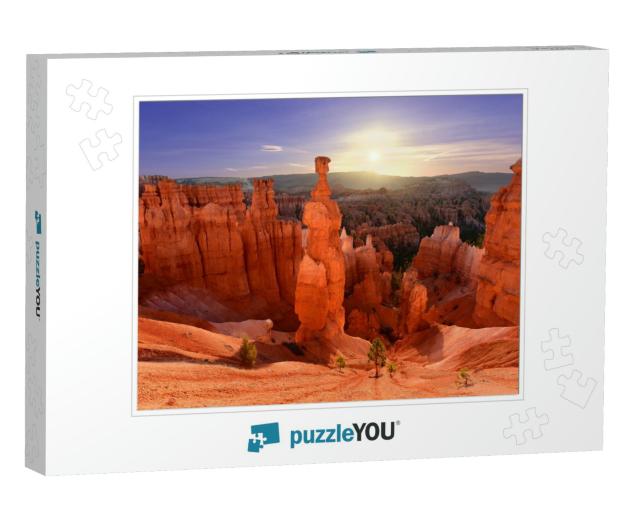 Thor's Hammer in Bryce Canyon National Park in Utah USA At... Jigsaw Puzzle
