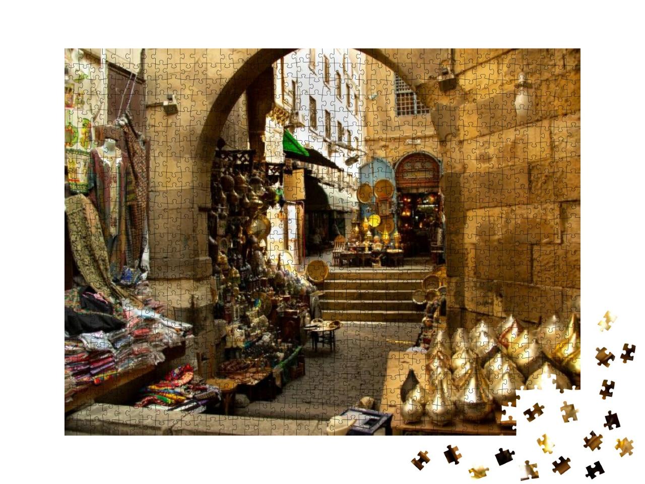 Souk of Cairo, Egypt Market... Jigsaw Puzzle with 1000 pieces
