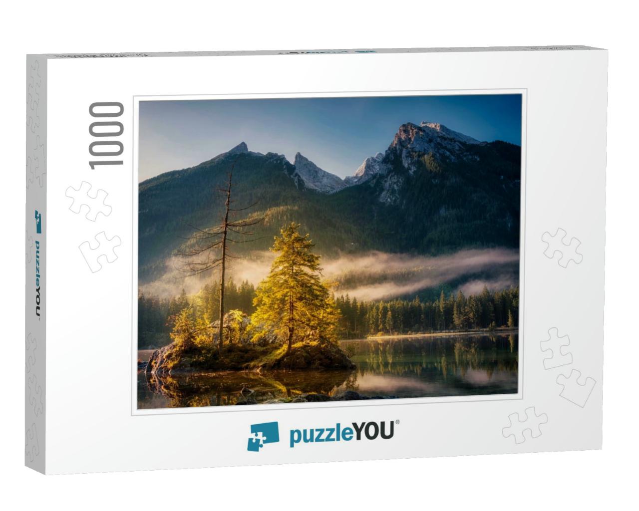 Hintersee in Berchtesgarden... Jigsaw Puzzle with 1000 pieces