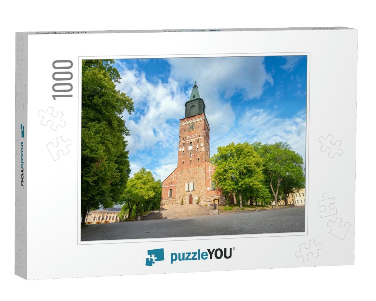 View of Turku Cathedral in Turku. Finland, Scandinavia... Jigsaw Puzzle with 1000 pieces