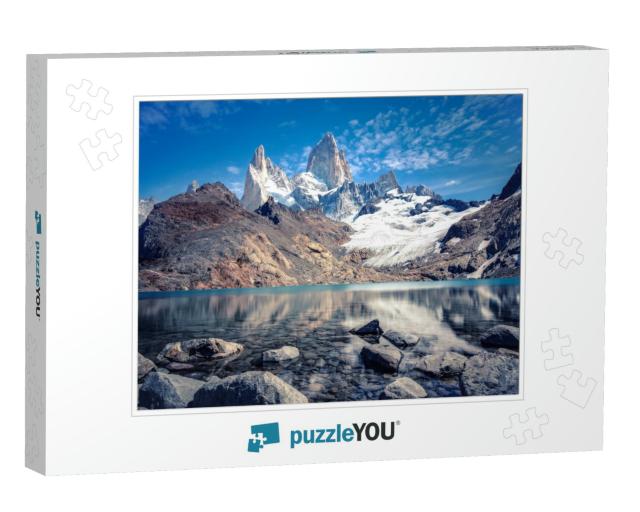 Stunning Panoramic View from the Lagoon of Los Tres Towar... Jigsaw Puzzle