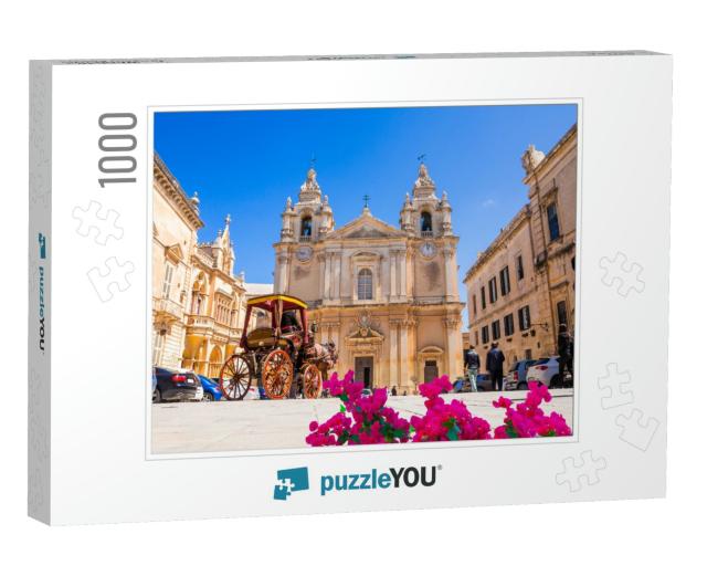 Historic Roman Catholic Cathedral of Saint Paul in Main T... Jigsaw Puzzle with 1000 pieces