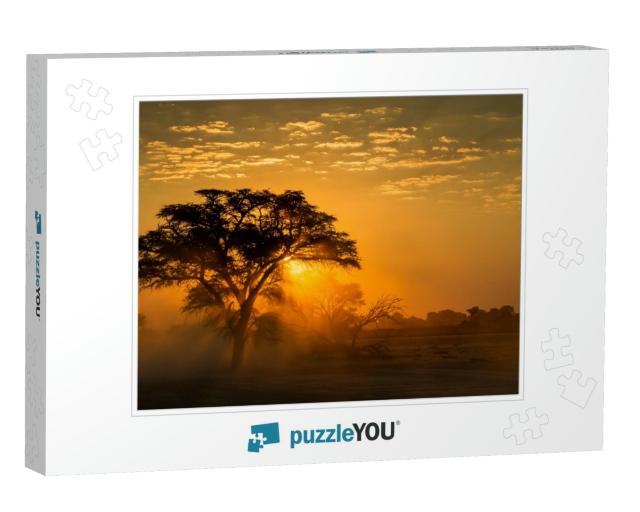 Botswana Sunset... Jigsaw Puzzle