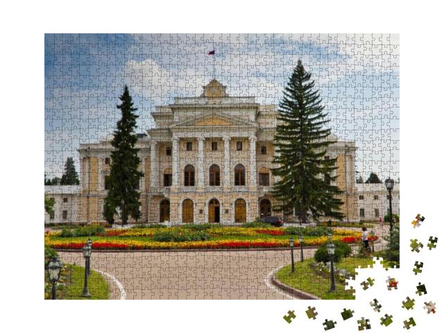 Central Part of an Ancient Noble Mansion. Estate Maryino... Jigsaw Puzzle with 1000 pieces