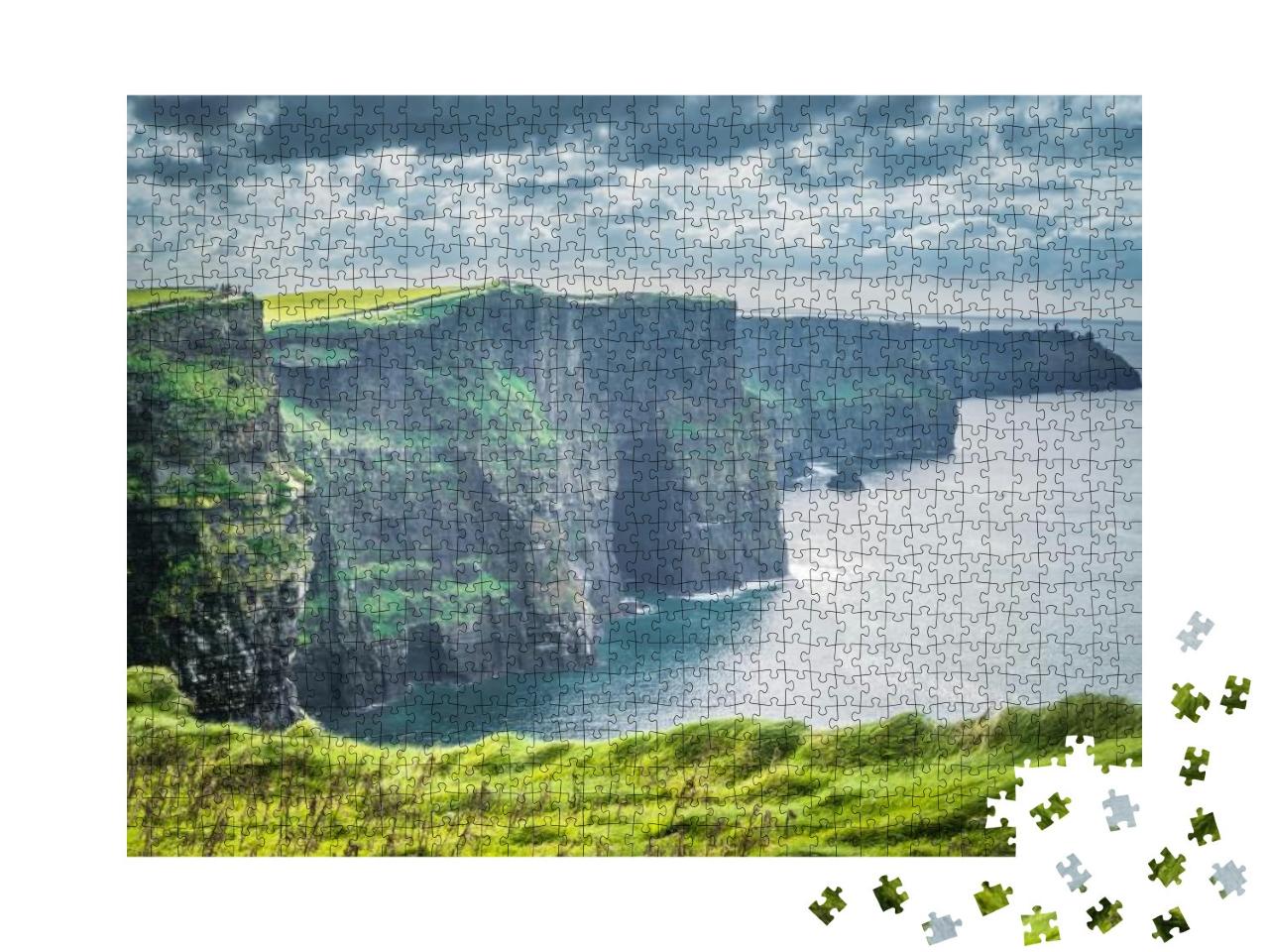 Cliffs of Moher Beauty... Jigsaw Puzzle with 1000 pieces