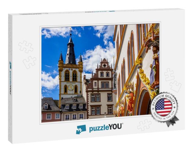 Historic Old Town of Trier in Germany... Jigsaw Puzzle