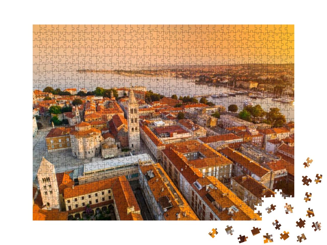 Historic Center of the Croatian Town of Zadar At the Medi... Jigsaw Puzzle with 1000 pieces