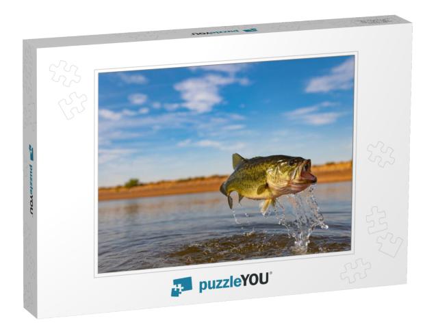 Big Bass Largemouth - Fishing... Jigsaw Puzzle