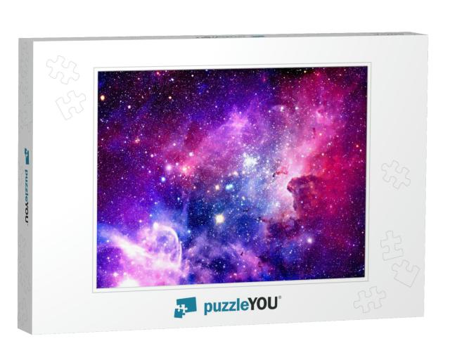Bursting Galaxy - Elements of This Image Furnished by Nas... Jigsaw Puzzle