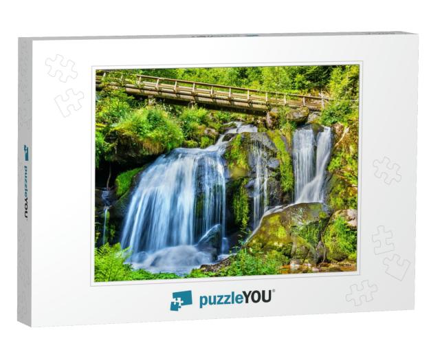 Triberg Falls, One of the Highest Waterfalls in Germany -... Jigsaw Puzzle