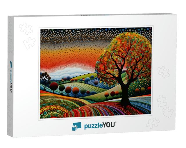 Colorful Countryside Jigsaw Puzzle