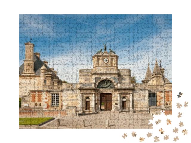 Historic Medieval Chateau Danet Near Dreux in Normandy, F... Jigsaw Puzzle with 1000 pieces