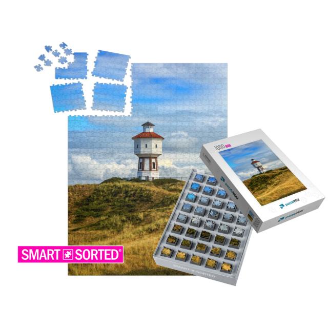 A Lighthouse At the Island of Langeoog, Lower Saxony, Ger... | SMART SORTED® | Jigsaw Puzzle with 1000 pieces