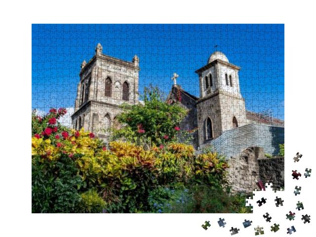Roseau Church, Dominica... Jigsaw Puzzle with 1000 pieces