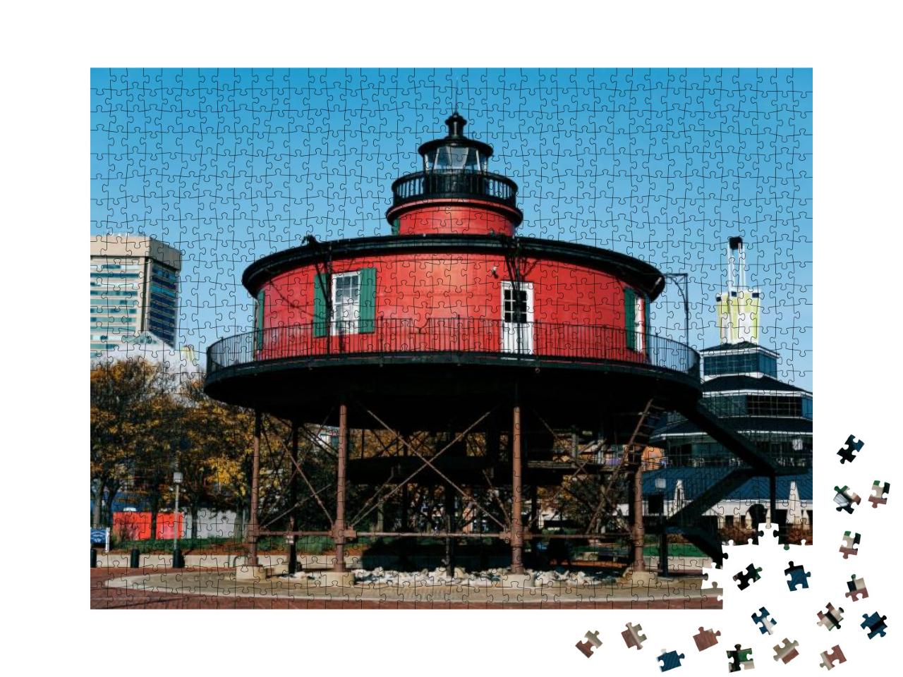 Baltimore as Seen in November 2020. the L... Jigsaw Puzzle with 1000 pieces