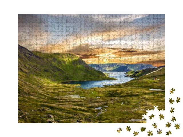 North Cape, Honningsvag, Norway Beyond the Arctic Circle... Jigsaw Puzzle with 1000 pieces