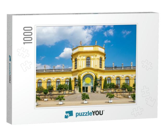 Orangery in Park Karlsaue in Kassel, Hessen, Germany... Jigsaw Puzzle with 1000 pieces