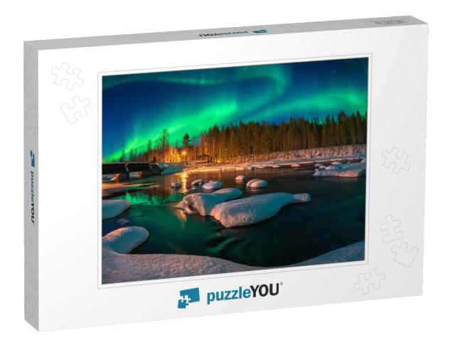 Aurora Borealis Northern Lights... Jigsaw Puzzle