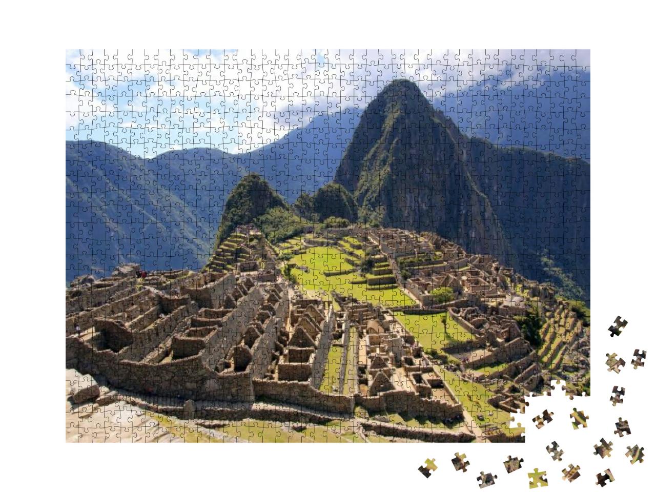 Mysterious City - Machu Picchu, Peru... Jigsaw Puzzle with 1000 pieces