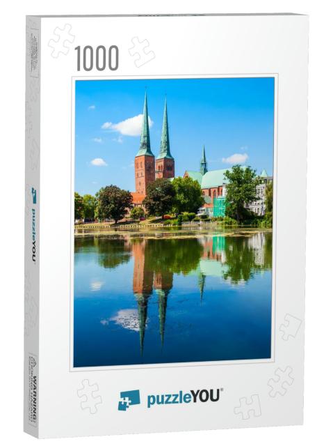 Lubeck Cathedral or Lubecker Dom is a Large Brick Built L... Jigsaw Puzzle with 1000 pieces