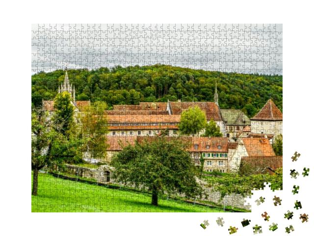 Great View of Bebenhausen Monastery in the Middle of Scho... Jigsaw Puzzle with 1000 pieces