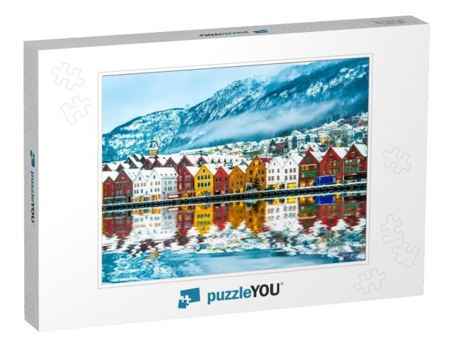 View on Bruges. Bergen Norway... Jigsaw Puzzle