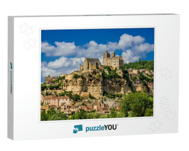 Chateau De Beynac Castle Dordogne Perigord France... Jigsaw Puzzle