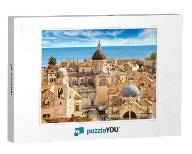 Old City Dubrovnik in a Beautiful Summer Day, Croatia... Jigsaw Puzzle