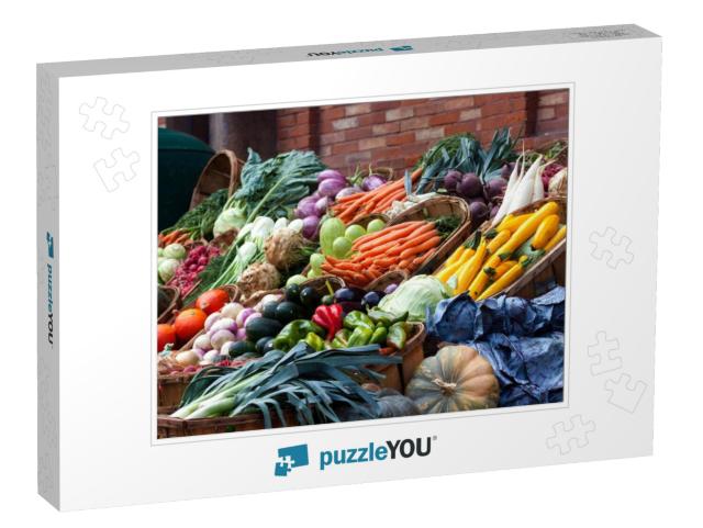 Fruits & Vegetables At a Market in France... Jigsaw Puzzle