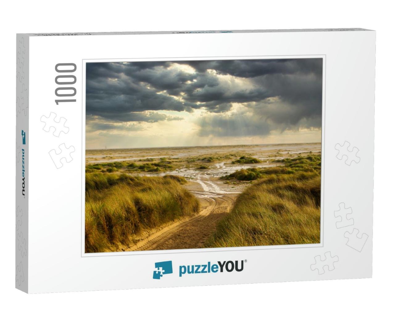 Dunes At the Beach of Amrum, Germany in Europe... Jigsaw Puzzle with 1000 pieces